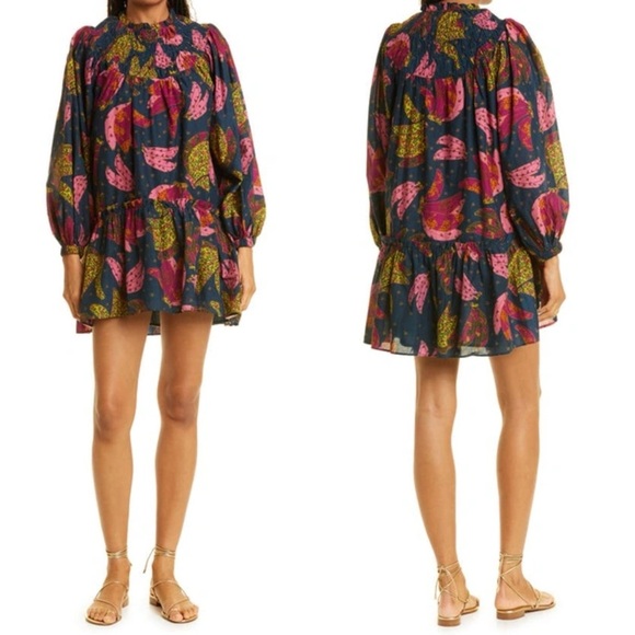 Farm Rio Patchwork Bananas Mini Doll Dress - Picture 2 of 16